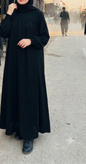 مانتو عبایی زنانه.. مناسب پیاده روی اربعین.. جنس شانتون.. جیب در پهلو