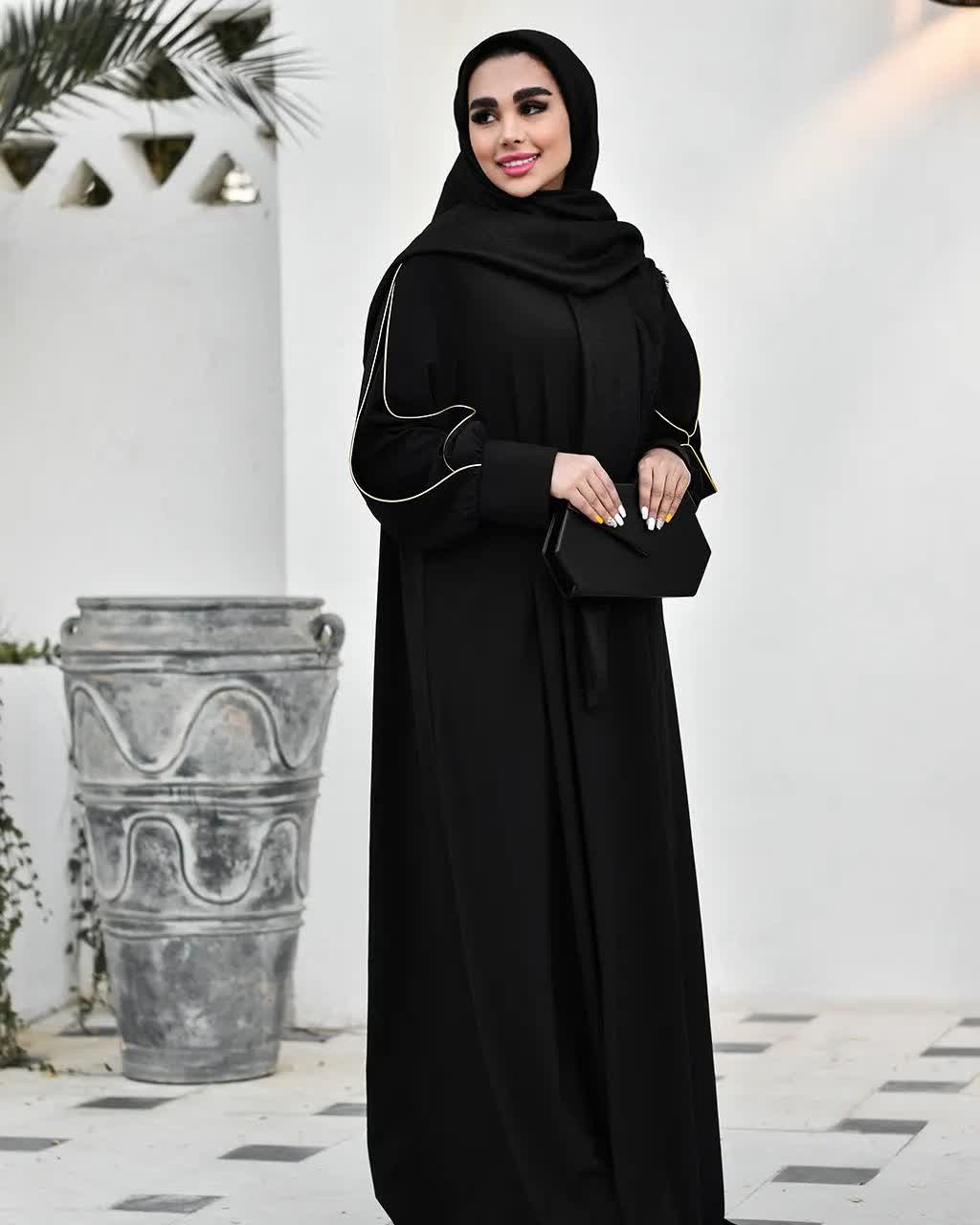 عبا زنانه.. مدل طناز.. آستین دار و سایز بندی دار...